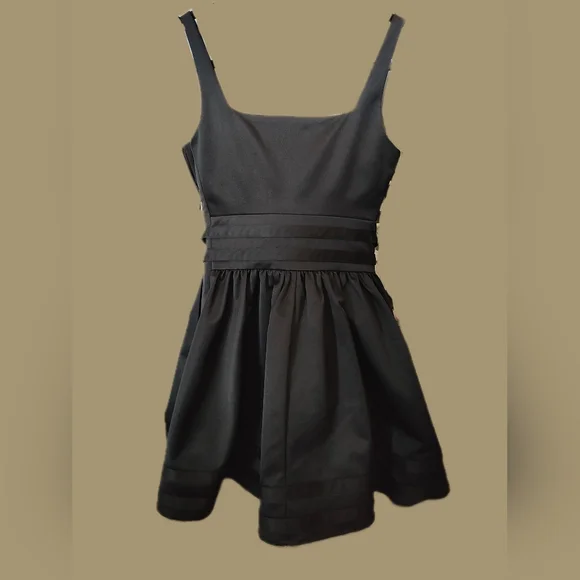 Stylish Black Sleeveless Dress - Picture 2 of 3